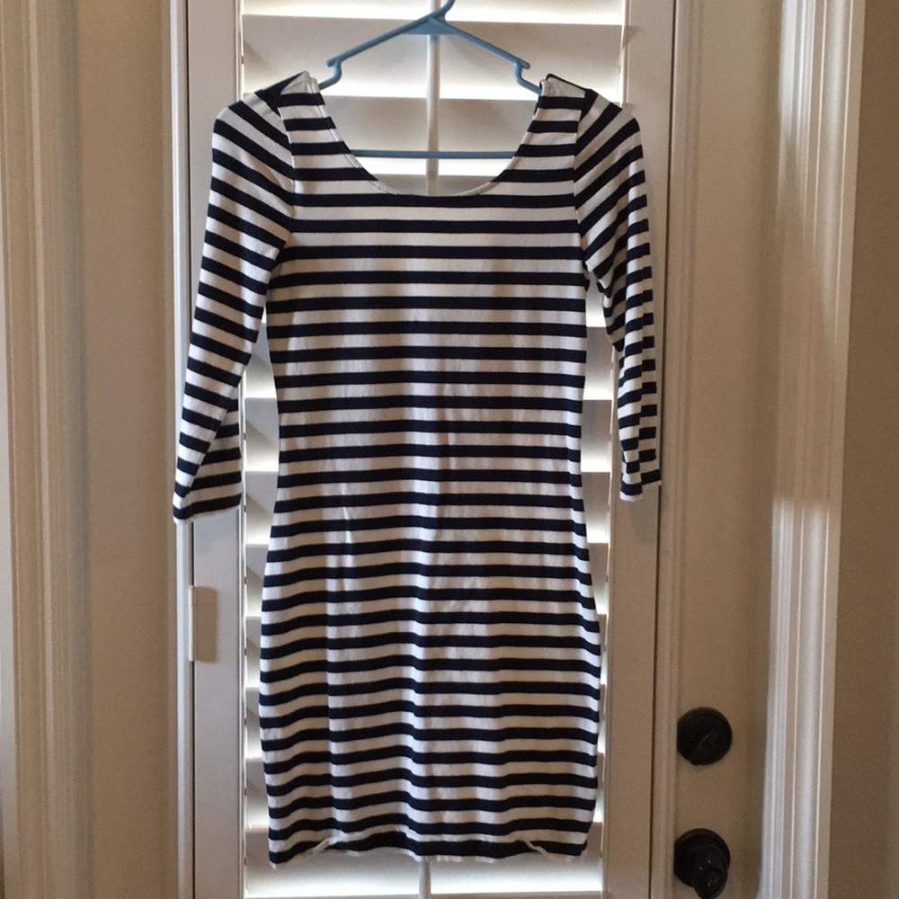 ❤️Striped  Bodycon Dress